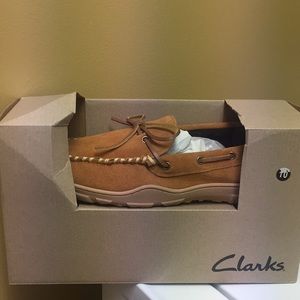 NWT Clarks men's indoor or outdoor slip ons